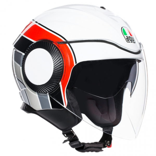 AGV Orbyt Brera White/Grey/Red ΚΡΑΝΗ